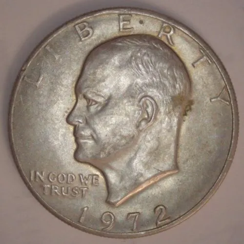 1972-Eisenhower-Dollar-/-Incuse-Islands-/-Design-Variety-RDV-002