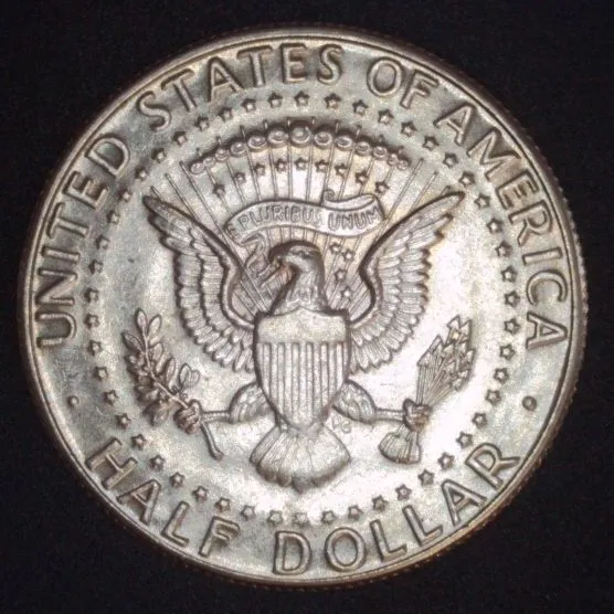 1990-D-Kennedy-Half-/-Unusual-Crenellated-Rim