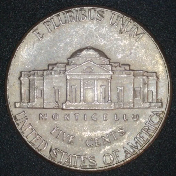 2022-P-Jefferson-Nickel-/-Possible-Hubbed-In-Debris-?