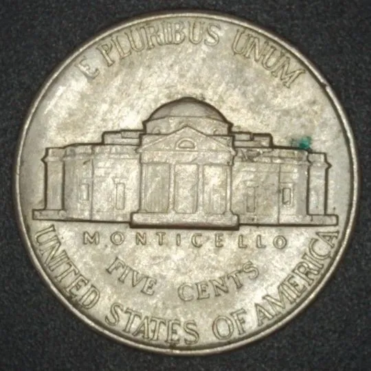 1938-Jefferson-Nickel-/-Oddity-On-The-8---?