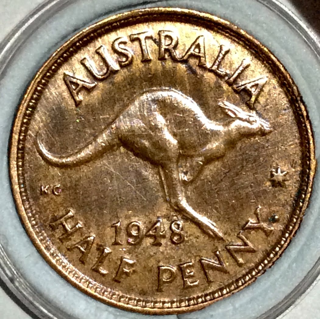 Is-This-1948-�-Penny---George-VI-Struck-Over-1944-Planchet?