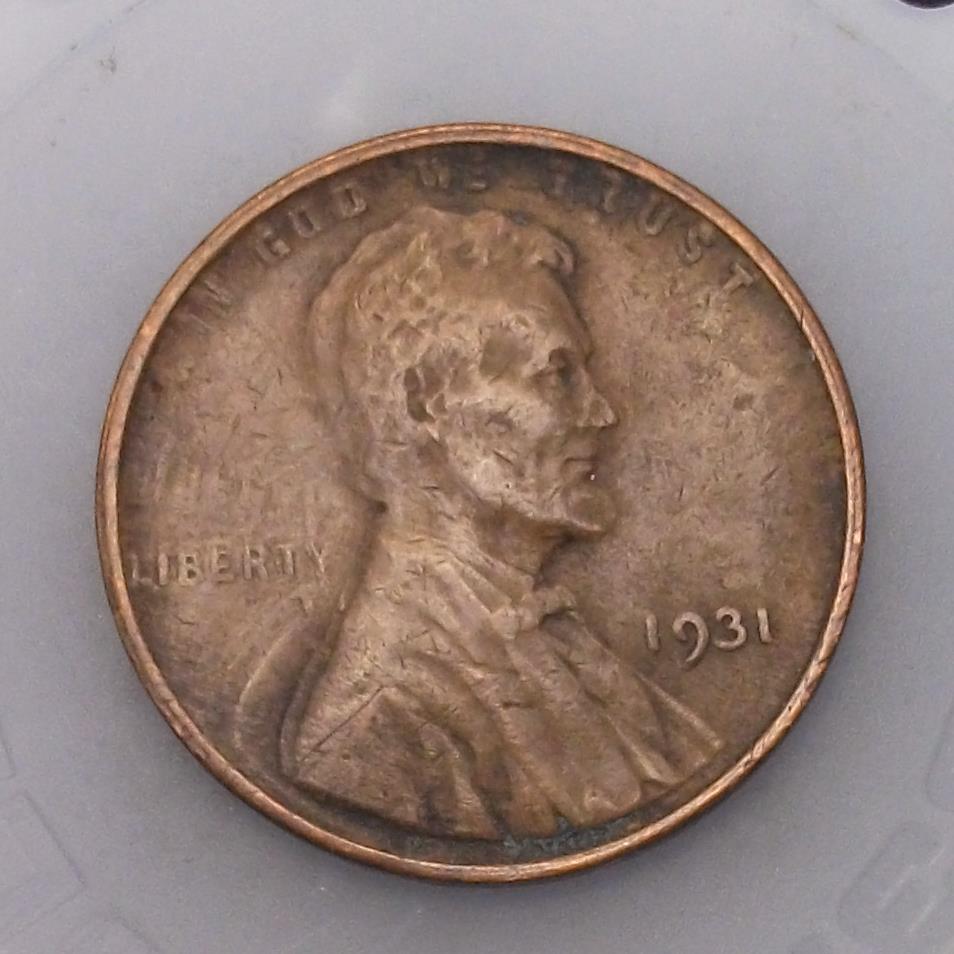 1931-P-Lincoln-Cent-With-Shadow,-What-Causes-This?