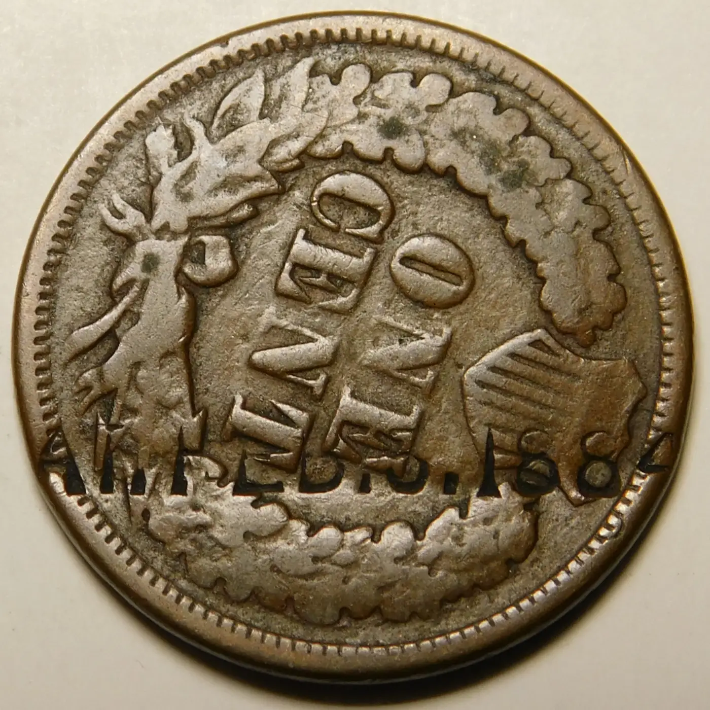 1868-IHC-Counter-Stamp-AR-Feb-15-1884-Any-Significance?