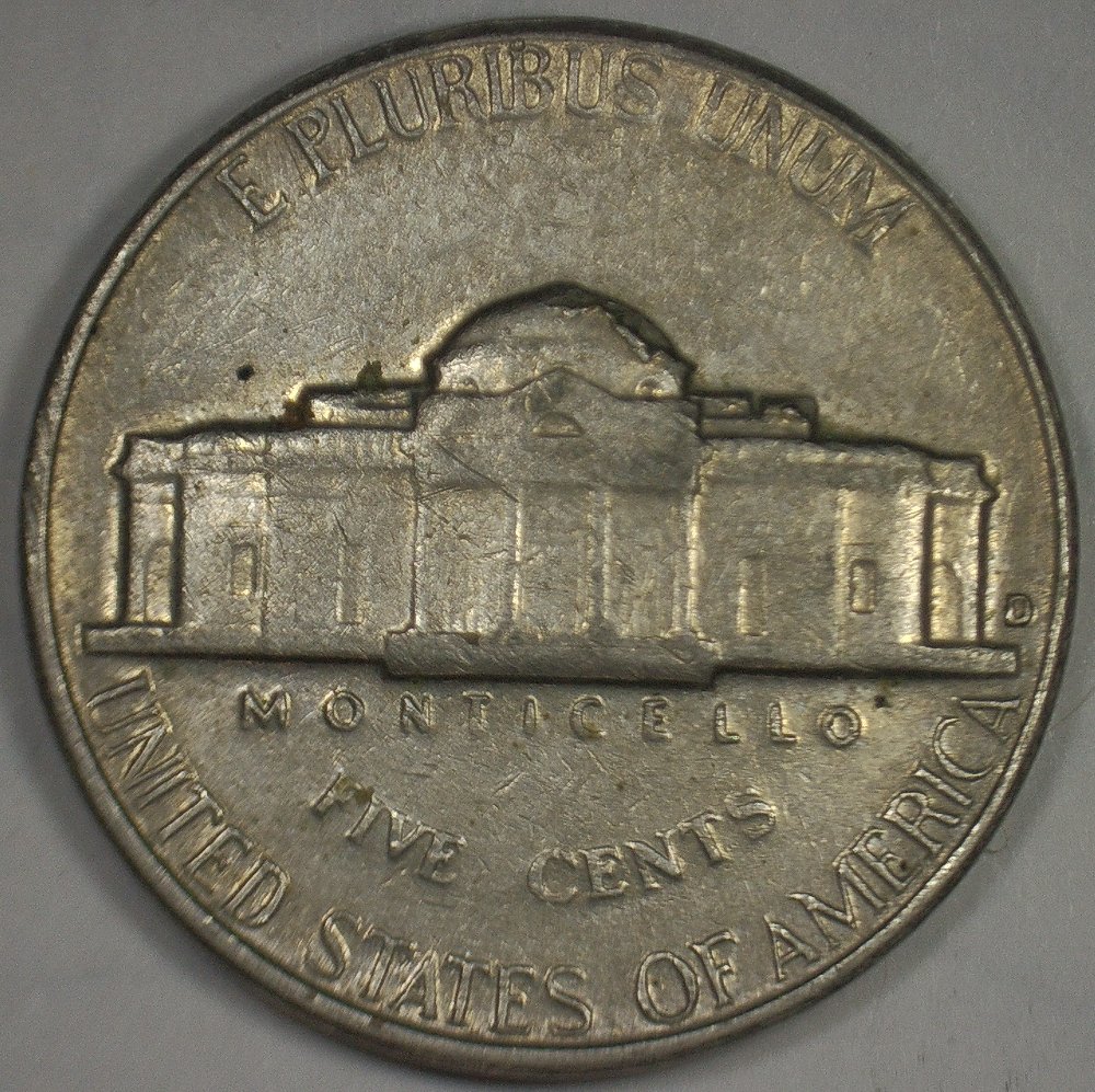 1964-D-Nickel-Delamination-Crack