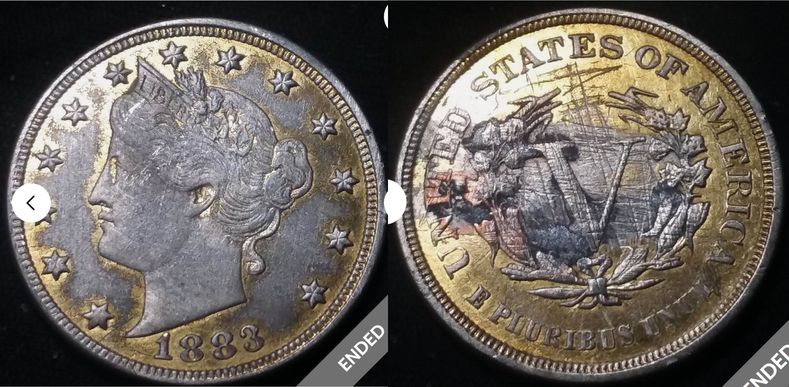 Ebay:-1883-Liberty-Nickel-With-Faded-Gold-Plating.