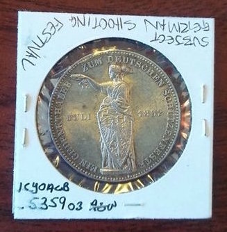 German-State/-Frankfurt-1862-Thaler-Subject-German-Shooting-Festival