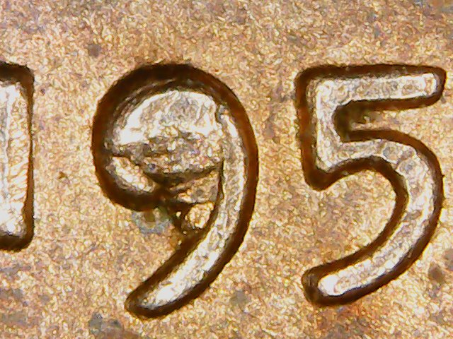 1958-P-Broken-Post-Date-And-Die-Break-On-Lincoln-Bust-Around-VDB