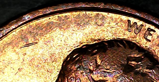1991-D-Lincoln-Cent-Missing-Words-And-Numbers-On-Obverse