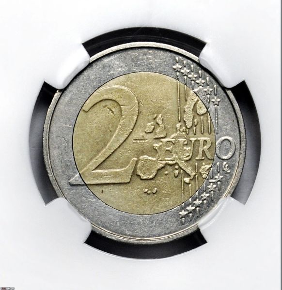 Undated-2-Euro-Struck-With-2-Reverse-Dies-NGC-AU-58