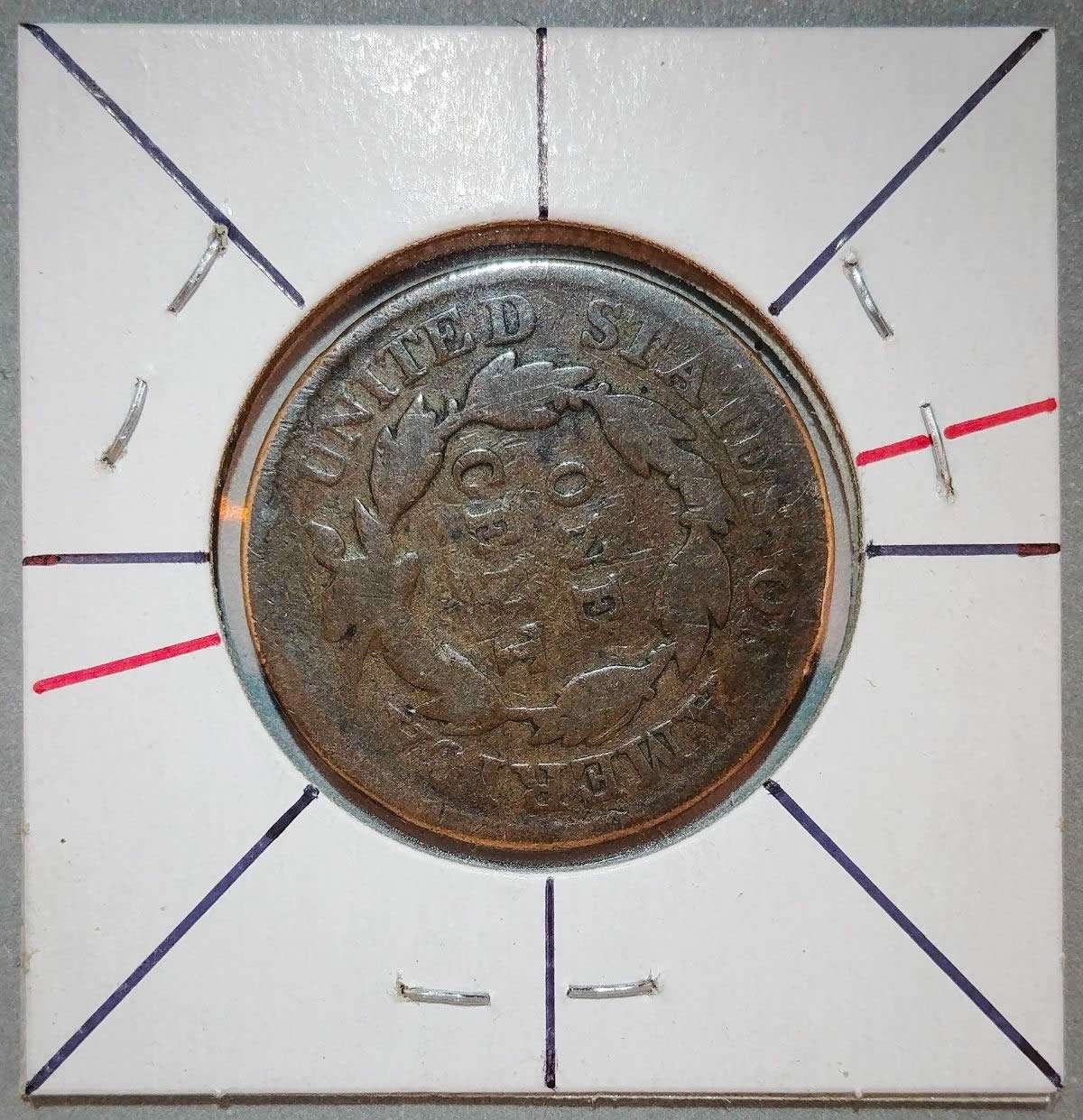 1816-Coronet-Large-Cent-W/-Rotated-Die