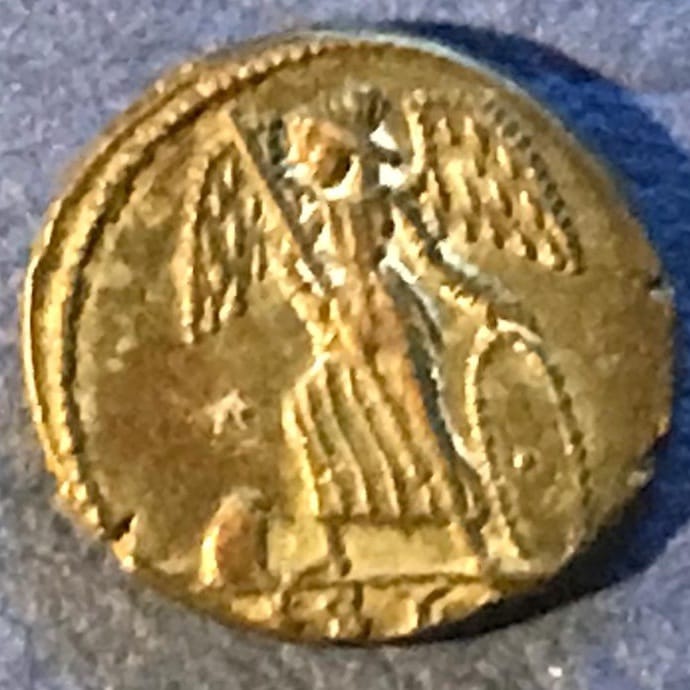 It's-A-Byzantine-Coin-Of-Constantine-The-Great,-I-Think-Id:-Late-Roman-Commemorative-330s-Ad
