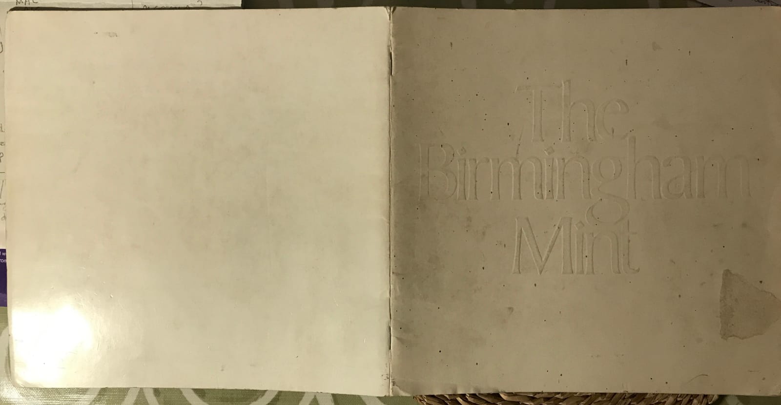 Heaton/Birmingham-Mint-Advertising,-Specimen-And-Pattern-Pieces