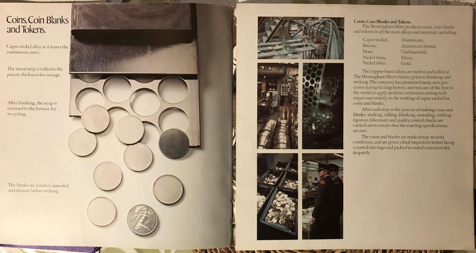 Heaton/Birmingham-Mint-Advertising,-Specimen-And-Pattern-Pieces