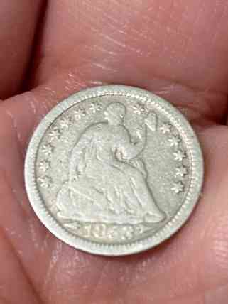 1853-O-1/2-Dime-For-Grading