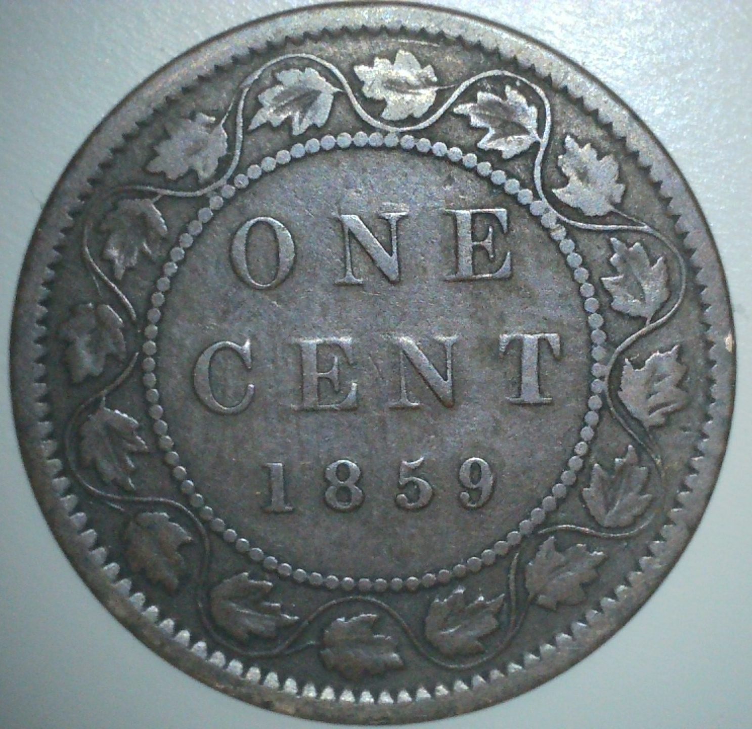 Haxby-Identification-Of-1859-Canadian-Cent