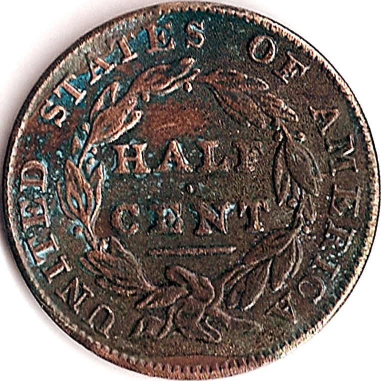 Unusual-Circumstances-On-A-US-Classic-Bust--1836-Half-Cent