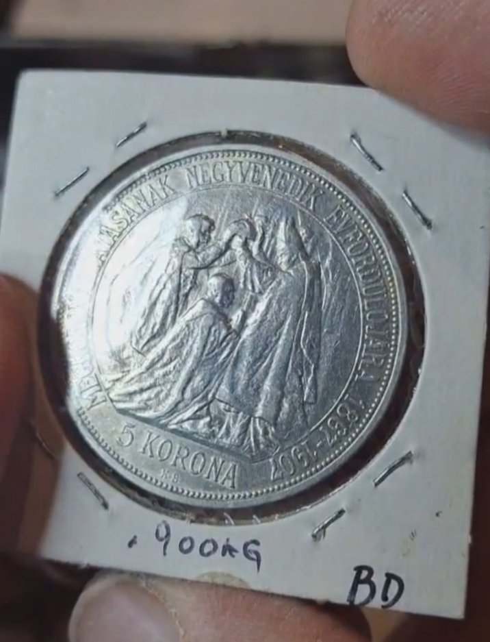 1907-Hungary-5-Korona