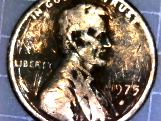 Strange-Damage,-Looks-Like-Gold-Plated-1975-D-LWC