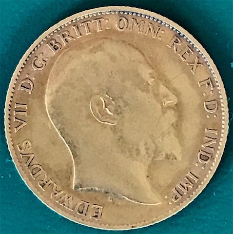 Small-Gold-Coin,-1907-Edward-VII