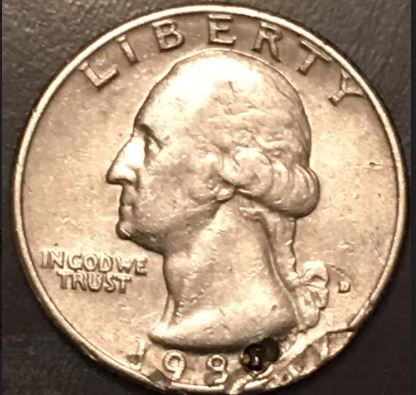 1988-D-Quarter-Error-Or-Damage?