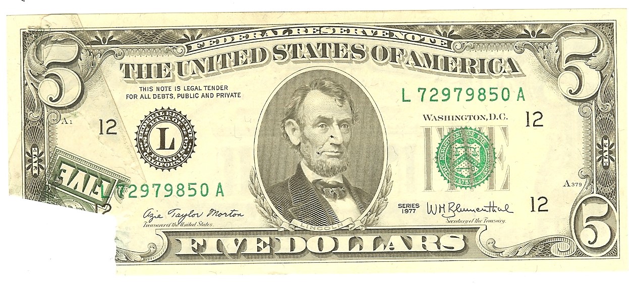 Nice-$5-Multiple-Error-Note