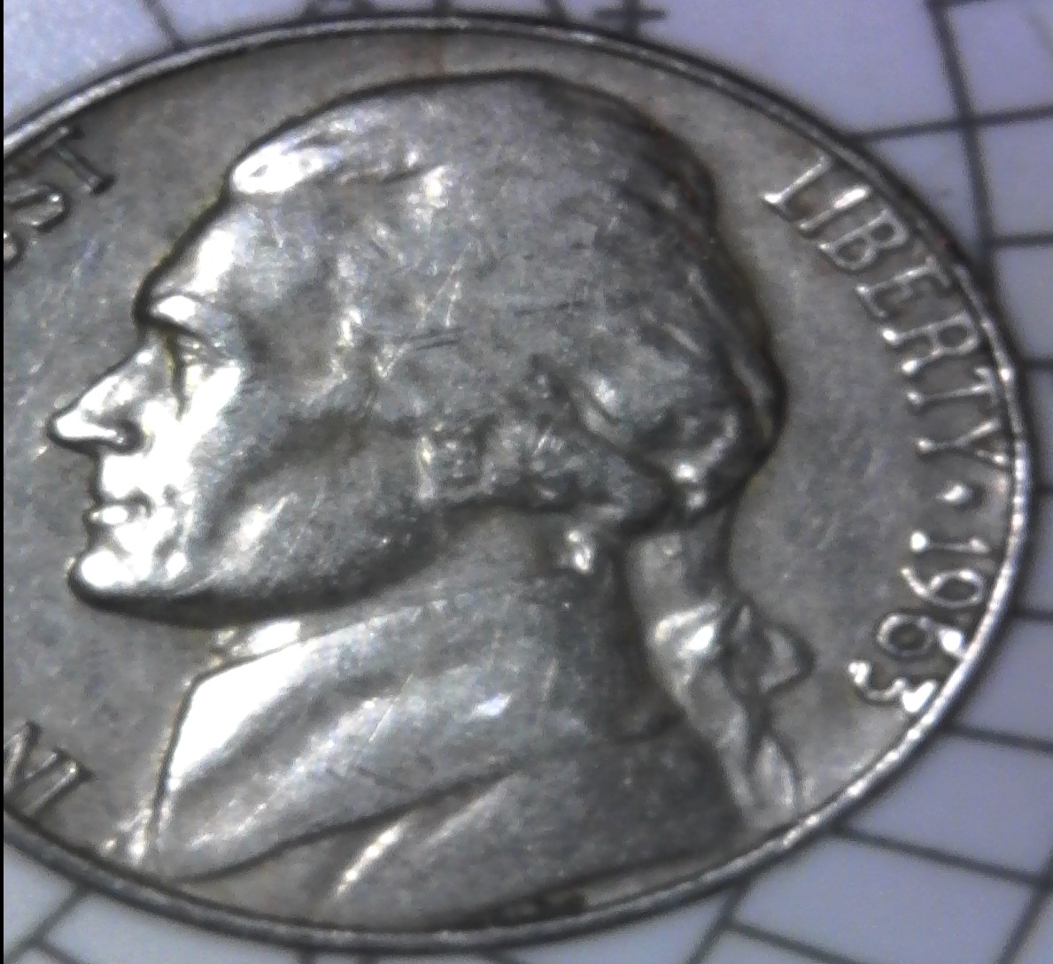 1963-Jefferson-Nickel-Wrong-Planchet-Error?