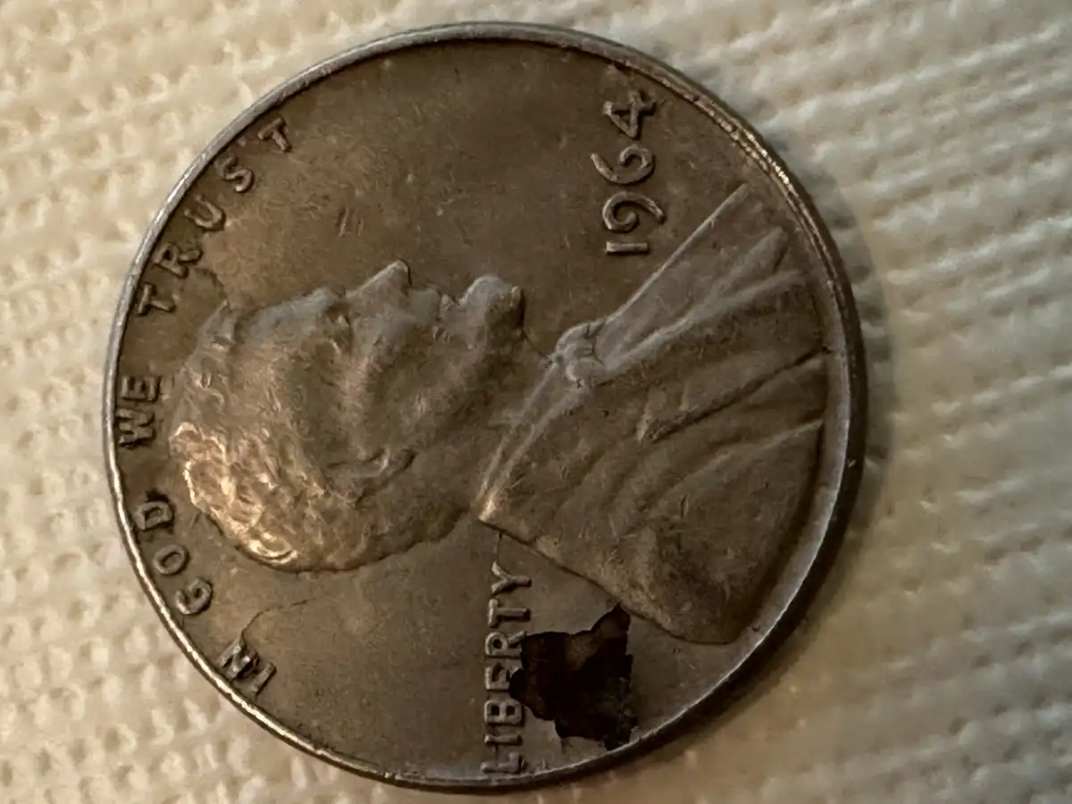 1964-Lincoln-Cent-Planchet-Error?