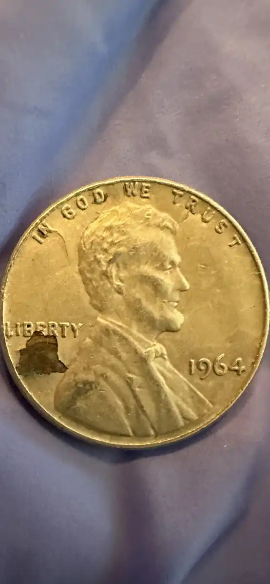 1964-Lincoln-Cent-Planchet-Error?