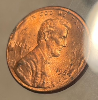 1984-Lincoln-Cent-Struck-Through-Grease?-Or-Is-Reverse-Struck-Through-Cloth?-Appreciate-Any-Help!