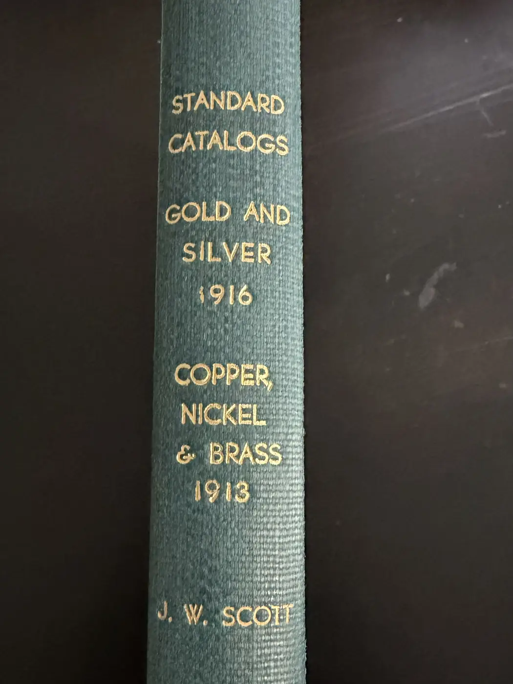 1913-And-1916-Bound-Scott-Catalogs-With-Julius-Guttag-Stamp-Inside