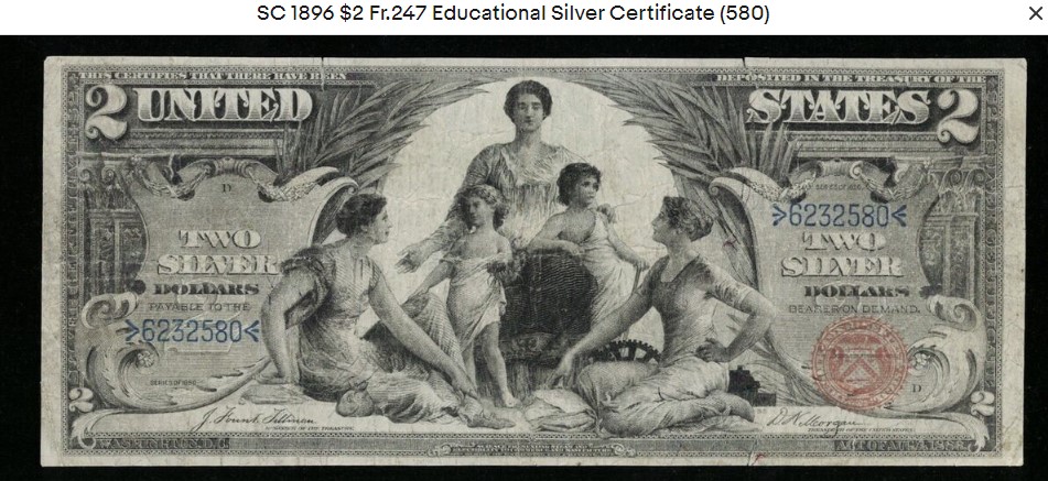 1896-$1-Educational-Silver-Cert---Need-Comments---Bidding-On-This-One