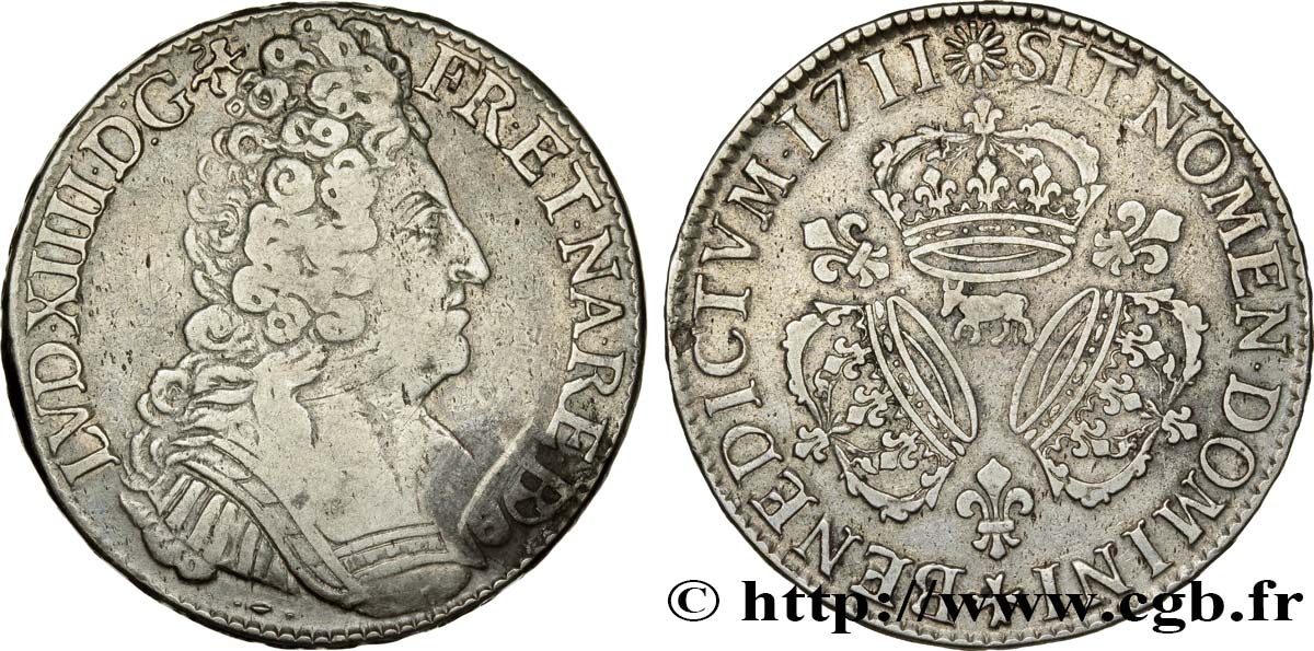 Unmarked/Undisclosed-Replica-Of-Louis-Xiv-Ecu-From-Russian-Federation