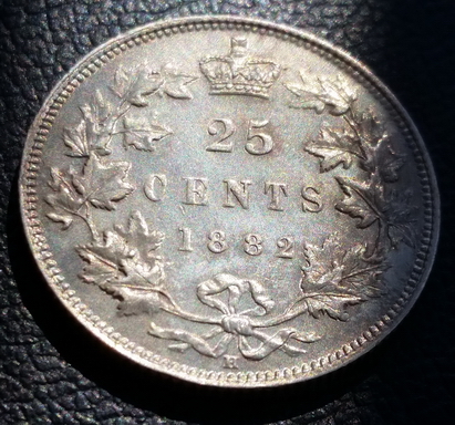1882-H-25-Cents-Higher-Grade