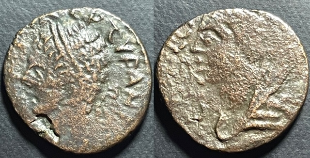 Elagabalus,-Laureate-And-Radiate-From-Edessa