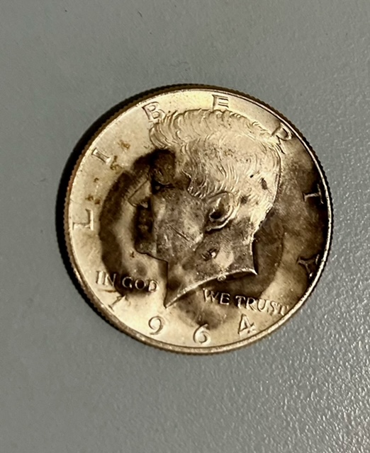 1964-Kennedy-Half-Dollar-Never-Seen-Before--Error/Defect?--Need-Help-Please
