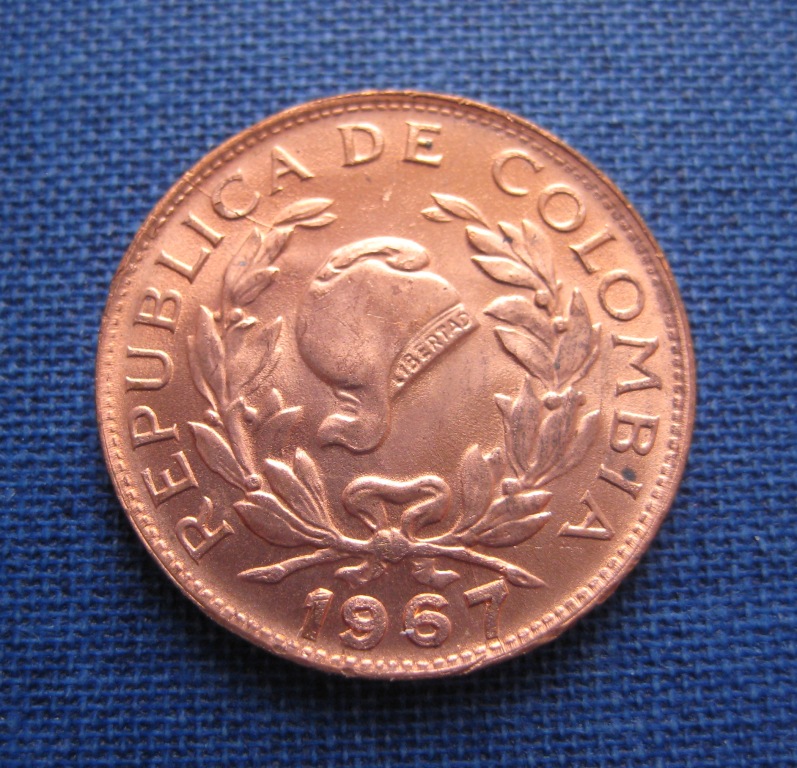 Colombia-1960-5-Centavos---Overdate?