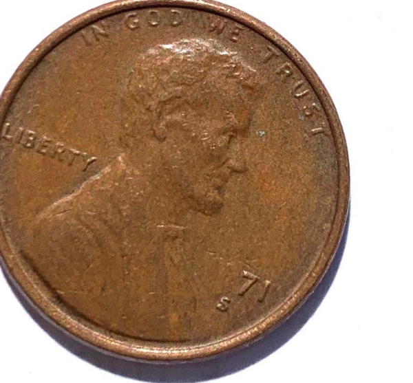 1971-S-Lincoln-Penny-With-The-
