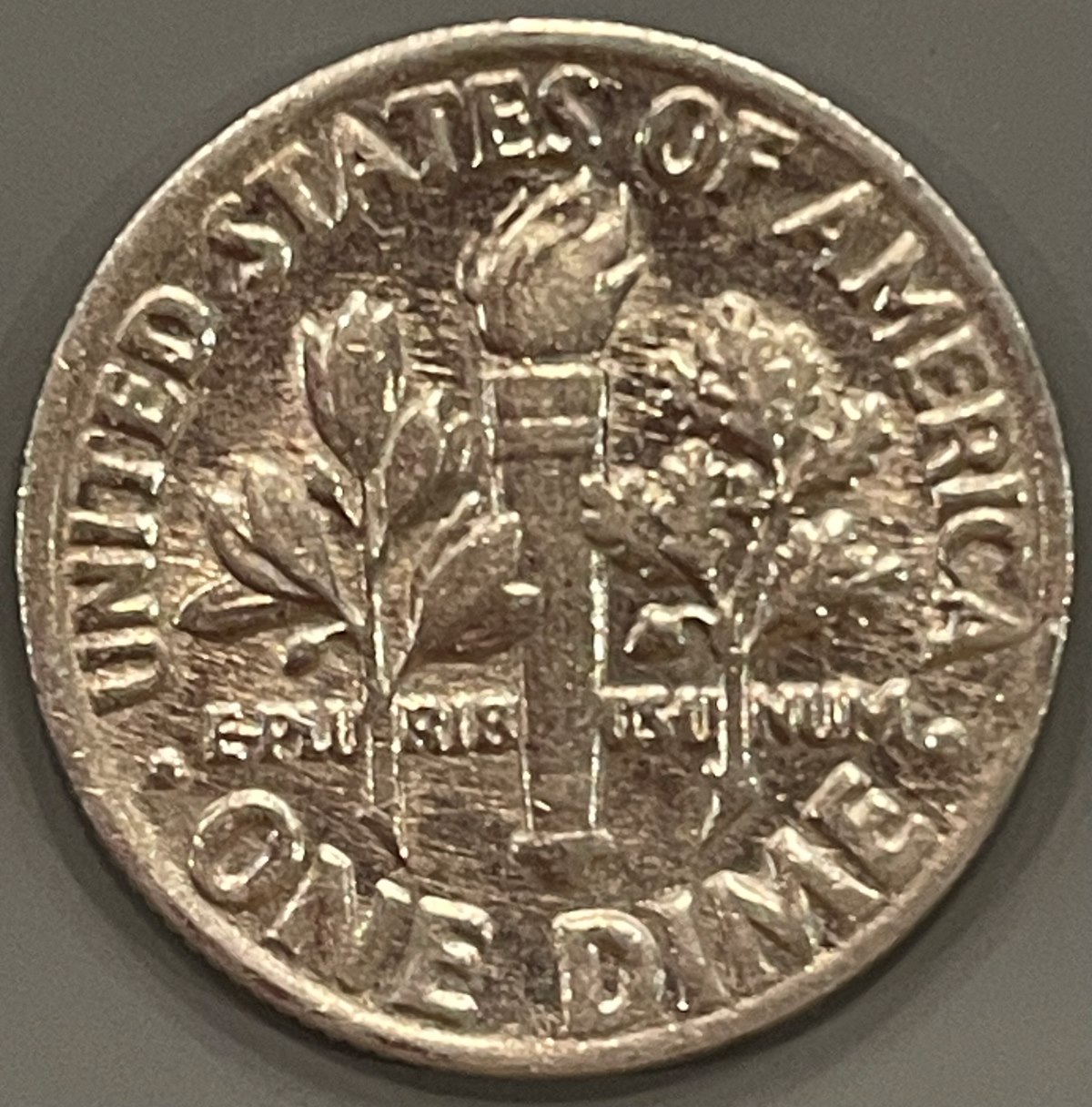 1984-D-Roosevelt-Dime-That-Is-Broadstruck-On-Obverse