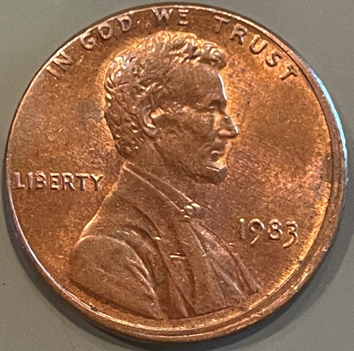 1983-Penny-With-Off-Center-Strike-On-Obverse
