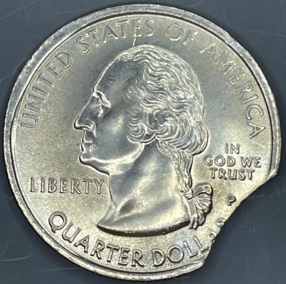 1999-P-Pennsylvania-State-Quarter-With-A-Curved-Clip