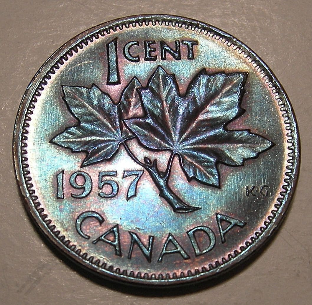 1957-Cent---Colourful-Folder-Coin