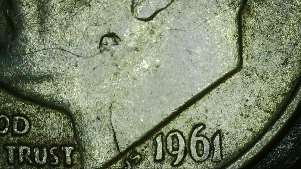 1961-P-Roosevelt-Dime---Damage-Or-Error?