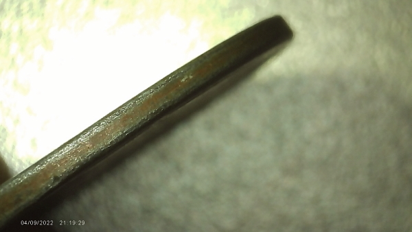 1988-D-Lincoln-Cent-Error,-Missing-Top-Coating-Coin-Is-Silver-Colored