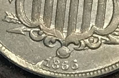 1866-Shield-Nickel-With-Rays,-Grade?