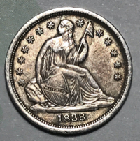 1883-Liberty-Seated-Dime-Is-It-Off-Center,-Broadstruck-Or-Something-Else?