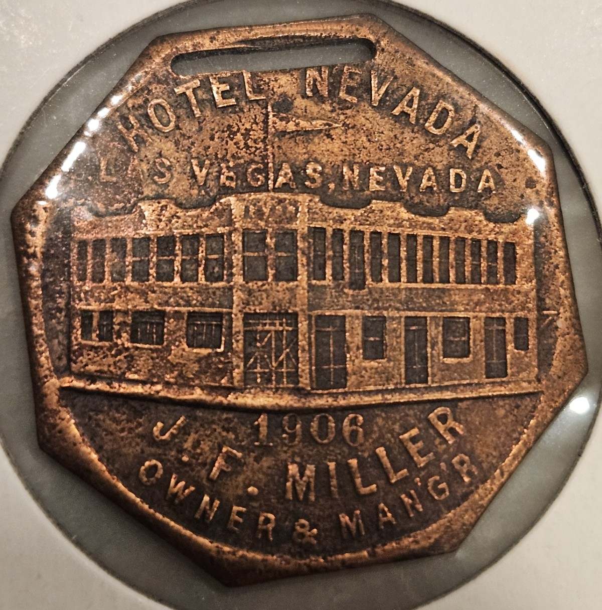 1906-Hotel-Nevada-Keychain-Token-Identification-Help-Needed