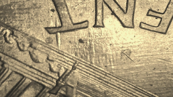 1996-Penny-With-Multiple-Cloth-Etching?