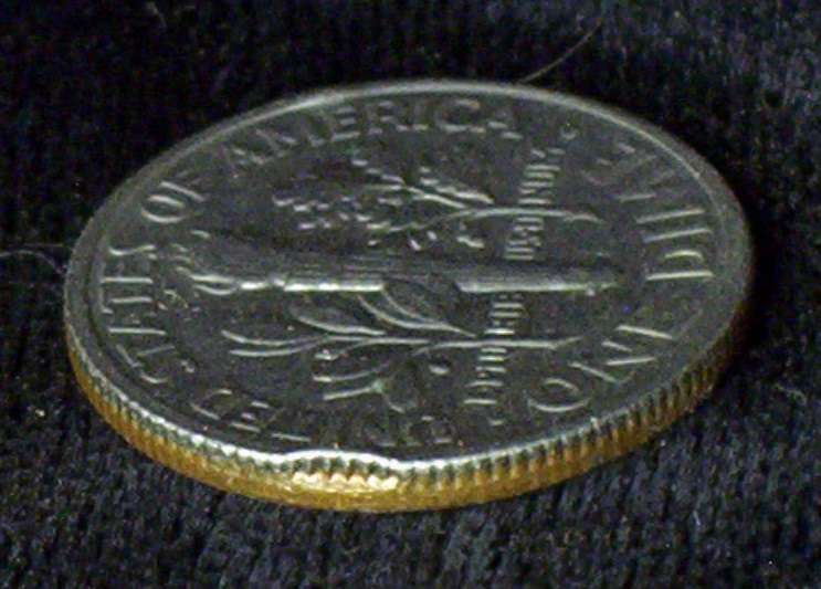 1987-P-Roosevelt-Dime-Dented-Coin-Reeding-Help-Not-PMD-?