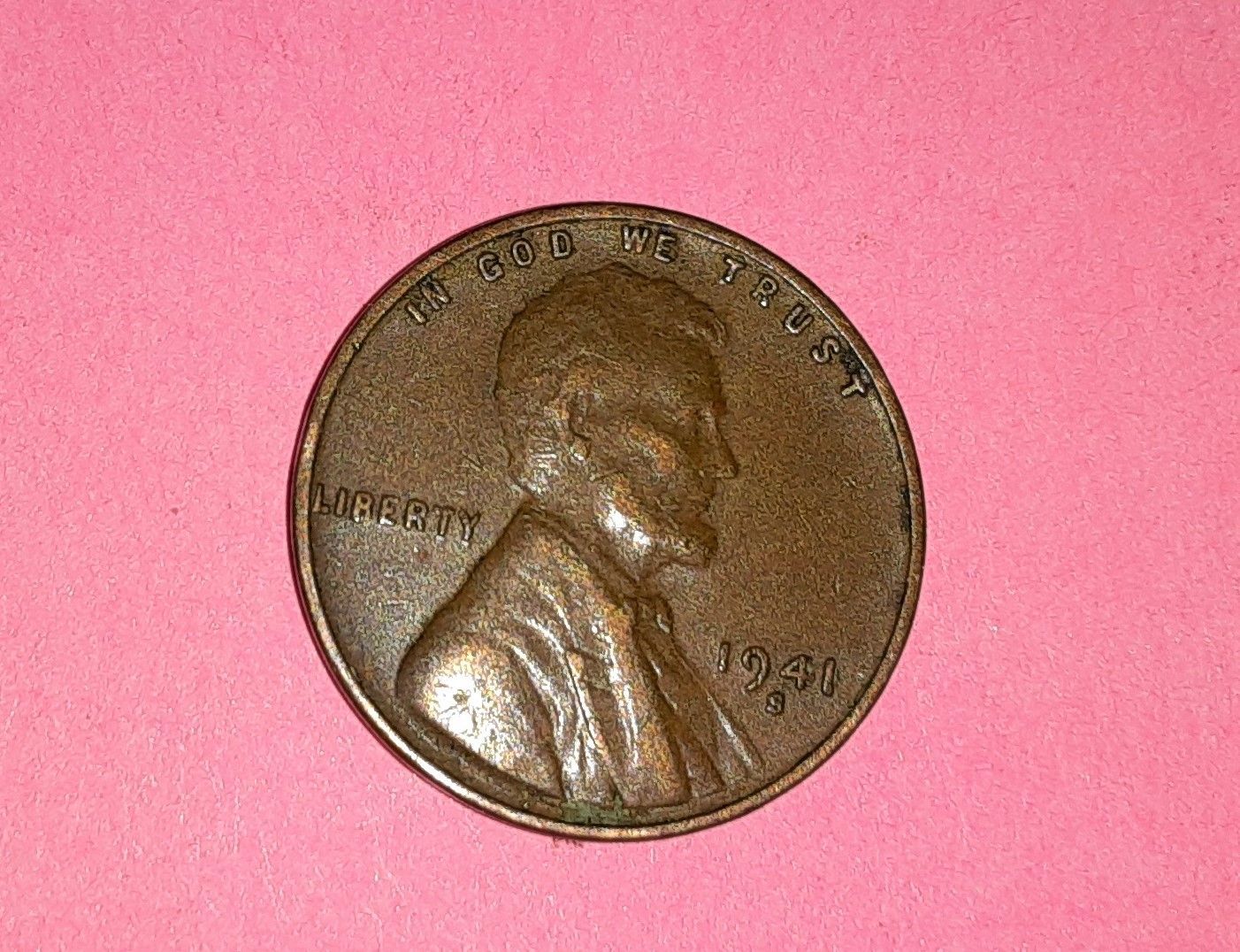 1941-S-Penny,-Lincoln-Image-Bleeding-Thru-Reverse-Side?