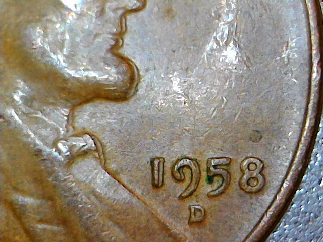 1958-Wheat-Penny.-Excellent-Machine-Doubling?